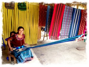 The San Juan La Laguna Women's Coop. Lovely scarfs and a good cause.